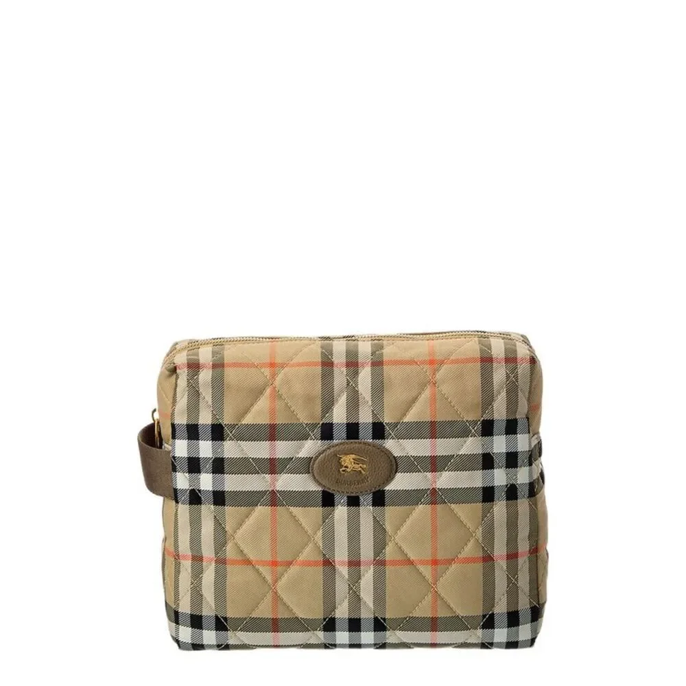 Burberry Girls Check Canvas Pouch